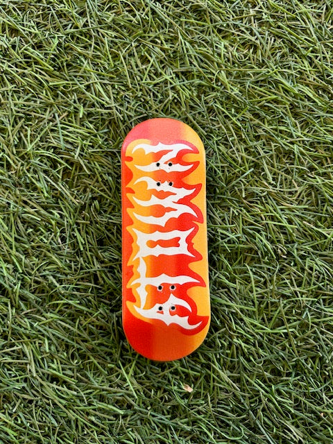 Atown Skate Ultra Premium 34mm Fingerboard Deck Atown Flame