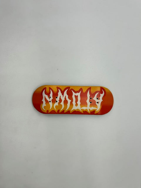 Atown Skate Ultra Premium 34mm Fingerboard Deck Atown Flame