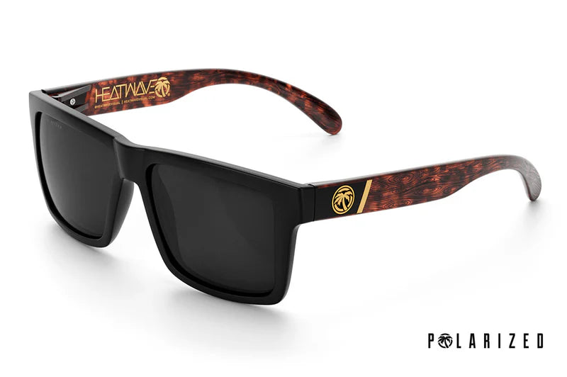 Heatwave Sunglasses Vise Woodgrain Customs Polarized